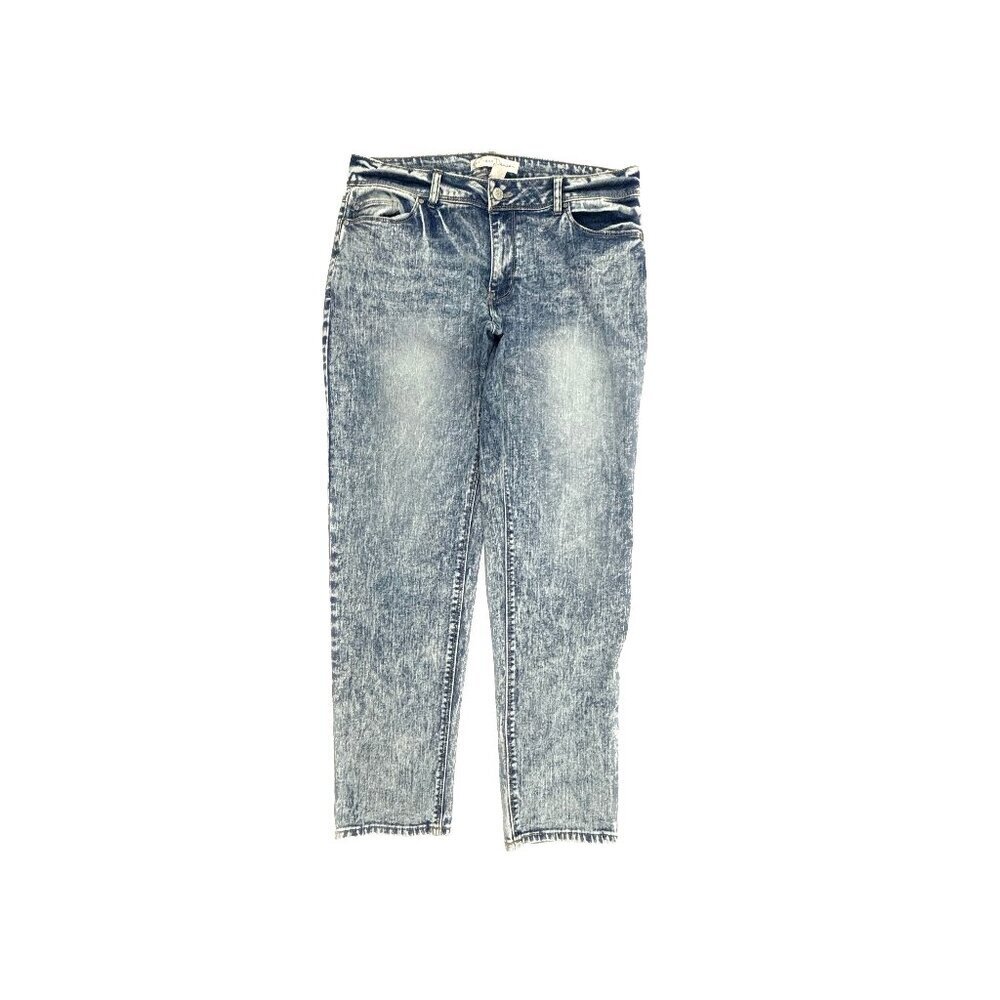 Cato Mid Rise Skinny Women's size 10 Acid Wash Blue Denim‎ Jeans